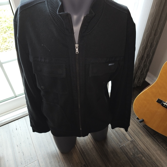 Calvin Klein Black Utility Jacket - Picture 1 of 3
